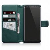 Plånboksfodral Äkta Läder Samsung Galaxy S8 Plus - Grön