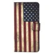 Plånboksfodral Samsung Galaxy S8 Plus - Amerikanska Flaggan