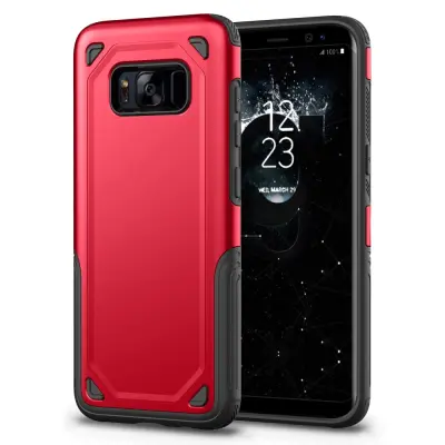 Rugged Armor Skal till Samsung Galaxy S8 Plus - Röd