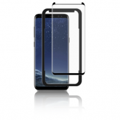 3D Härdat Glas Skärmskydd för Samsung Galaxy S8 Plus Inkl. Monteringsram
