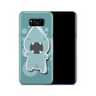 Skal till Samsung Galaxy S8 Plus - Argt Bubbelmonster - Blå