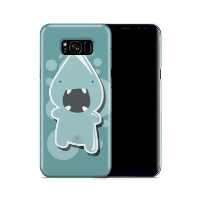 Skal till Samsung Galaxy S8 Plus - Argt Bubbelmonster - Blå