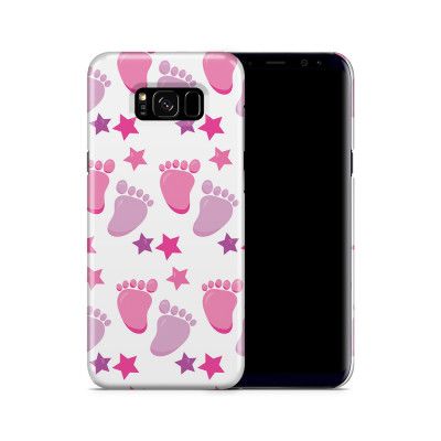 Skal till Samsung Galaxy S8 Plus - Babyfötter - Rosa