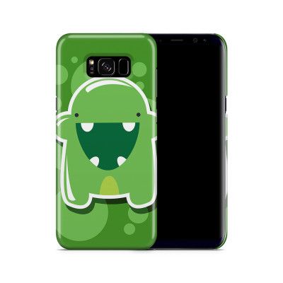 Skal till Samsung Galaxy S8 Plus - Bubbelmonster - Grön