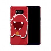 Skal till Samsung Galaxy S8 Plus - Bubbelmonster - Röd