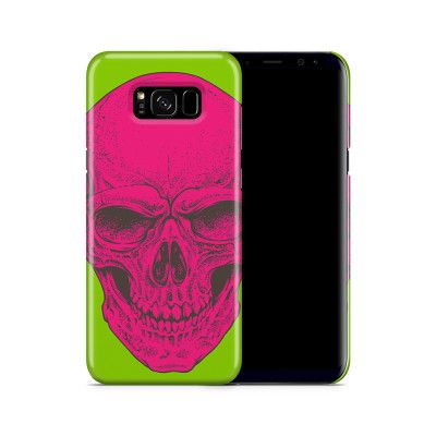 Skal till Samsung Galaxy S8 Plus - Dödskalle - Magenta
