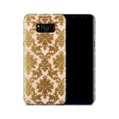 Skal till Samsung Galaxy S8 Plus - Damask - Guld/Persika