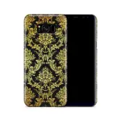 Skal till Samsung Galaxy S8 Plus - Damask - Guld/Svart