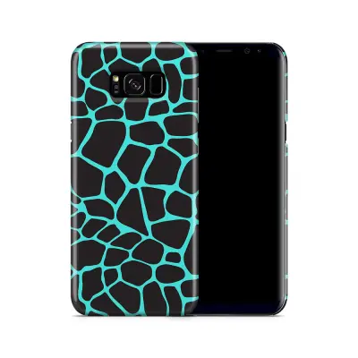 Skal till Samsung Galaxy S8 Plus - Gepard - Neonblå