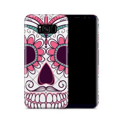 Skal till Samsung Galaxy S8 Plus - Glad dödskalle - Rosa