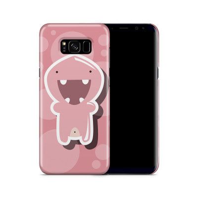 Skal till Samsung Galaxy S8 Plus - Glatt Bubbelmonster - Rosa