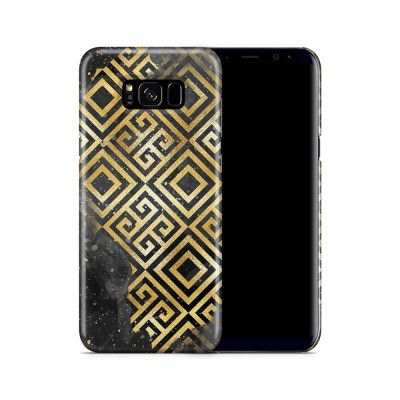 Skal till Samsung Galaxy S8 Plus - Golden Squares