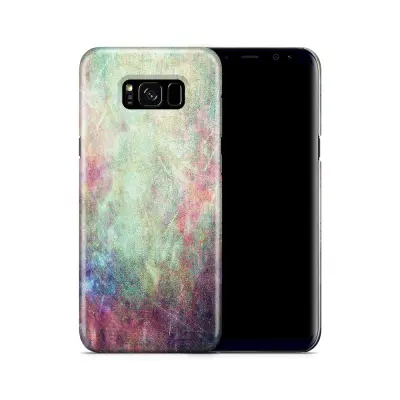 Skal till Samsung Galaxy S8 Plus - Grunge texture - Ljusblå