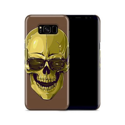Skal till Samsung Galaxy S8 Plus - Hipster Skull Brun