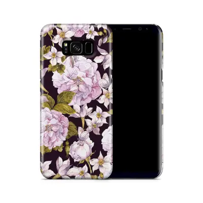 Skal till Samsung Galaxy S8 Plus - Hortensia - Svart