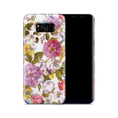 Skal till Samsung Galaxy S8 Plus - Hortensia - Vit