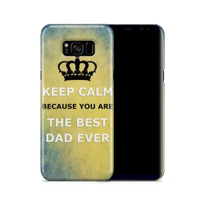 Skal till Samsung Galaxy S8 Plus - Keep Calm - Best dad
