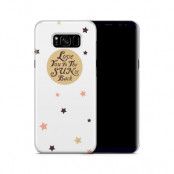 Skal till Samsung Galaxy S8 Plus - Love you to the moon and back - Beige