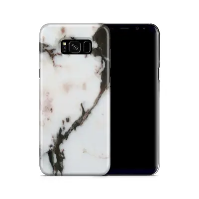 Skal till Samsung Galaxy S8 Plus - Marble - Vit