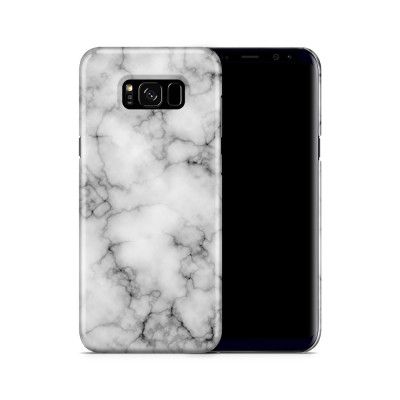 Skal till Samsung Galaxy S8 Plus - Marble - Vit/Svart