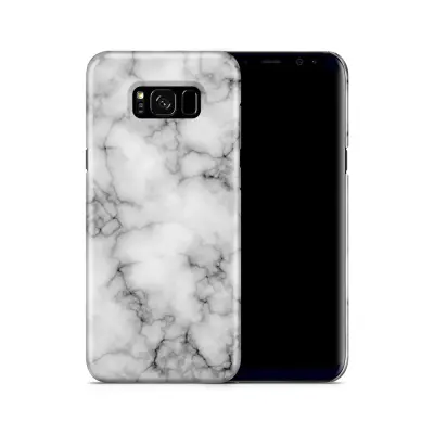 Skal till Samsung Galaxy S8 Plus - Marble - Vit/Svart