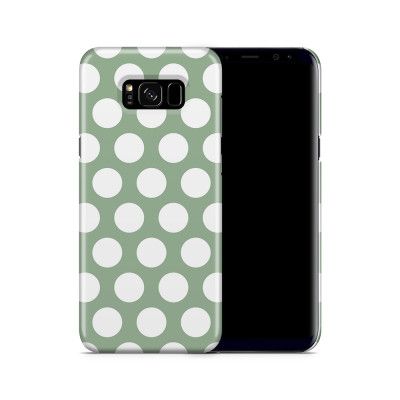 Skal till Samsung Galaxy S8 Plus - Polka - Grön
