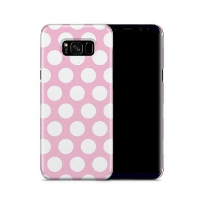 Skal till Samsung Galaxy S8 Plus - Polka - Rosa