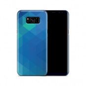 Skal till Samsung Galaxy S8 Plus - Polygon - Blå