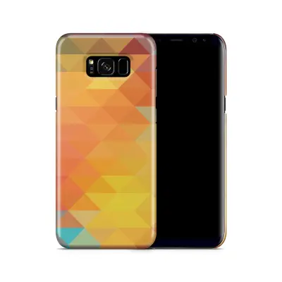 Skal till Samsung Galaxy S8 Plus - Polygon - Gul