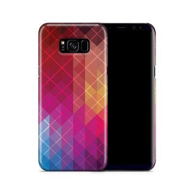 Skal till Samsung Galaxy S8 Plus - Röda kvadrater