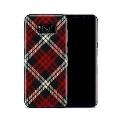 Skal till Samsung Galaxy S8 Plus - Rutig - Röd