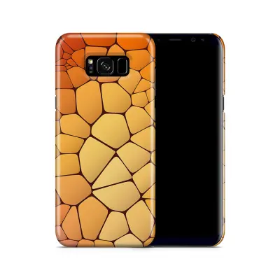 Skal till Samsung Galaxy S8 Plus - Skifferstenar - Orange