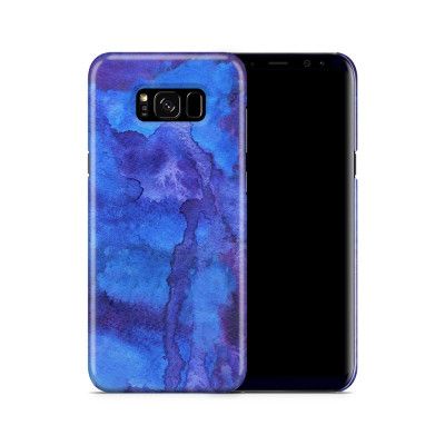 Skal till Samsung Galaxy S8 Plus - Vattenfärg - Blå