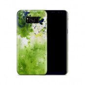 Skal till Samsung Galaxy S8 Plus - Vattenfärg - Grön