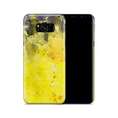 Skal till Samsung Galaxy S8 Plus - Vattenfärg - Gul