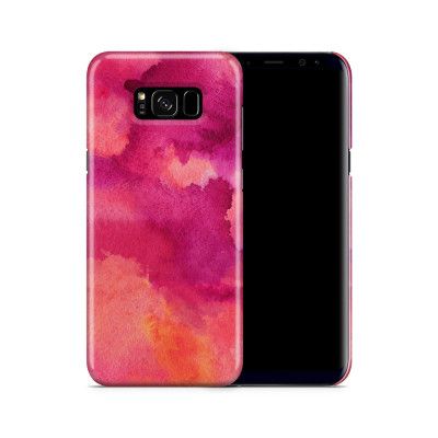 Skal till Samsung Galaxy S8 Plus - Vattenfärg - Rosa