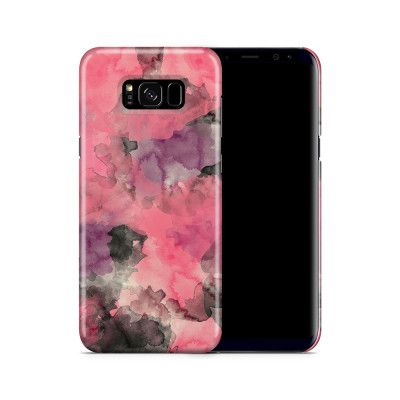 Skal till Samsung Galaxy S8 Plus - Vattenfärg - Svart/Rosa