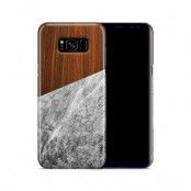 Skal till Samsung Galaxy S8 Plus - Wooden Marble B