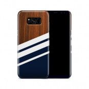 Skal till Samsung Galaxy S8 Plus - Wooden Navy B