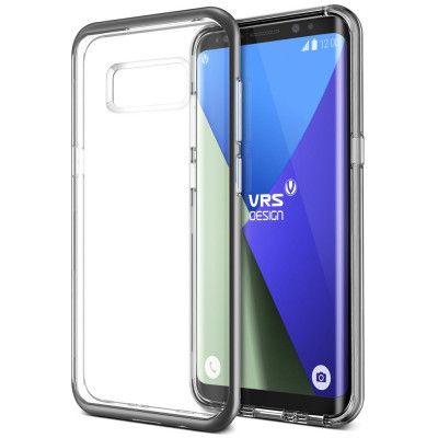 Verus Crystal Bumper Skal till Samsung Galaxy S8 Plus - Dark Silver