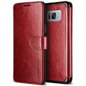 Verus Dandy Layered Plånboksfodral till Samsung Galaxy S8 Plus - Röd