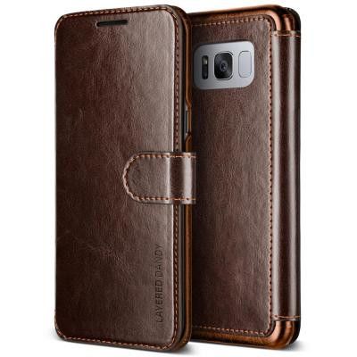 Verus Dandy Layered Plånboksfodral till Samsung Galaxy S8 Plus - Brun