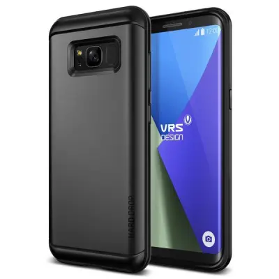 Verus Hard Drop Skal till Samsung Galaxy S8 Plus - Dark Silver
