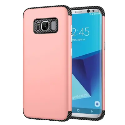 Carbon Combo Mobilskal till Samsung Galaxy S8 - Rose Gold