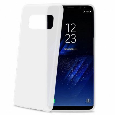 Celly Thin 0,3 Soft-TPU Samsung Galaxy S8 - Vit