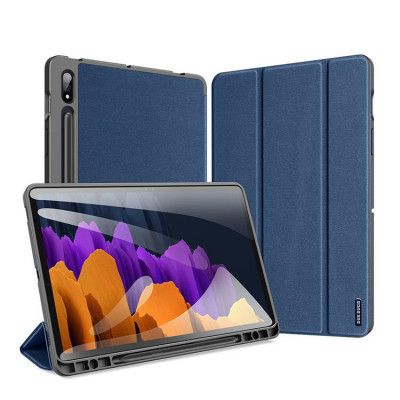 Dux Ducis Domo Fodral Galaxy Tab S7/Tab S8 - Blå