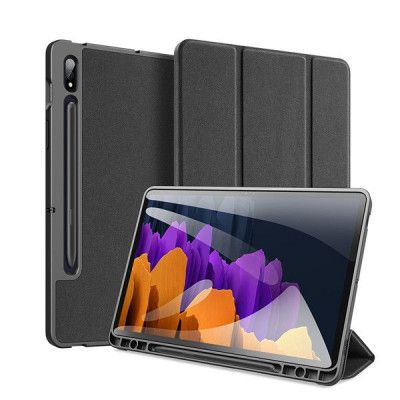 DuxDucis Domo Fodral Galaxy Tab S8/Tab S7 - Svart
