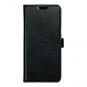 Essentials Galaxy S8 Plus, Läder wallet 3 kort, svart
