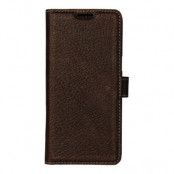 Essentials  Läder wallet 3 kort Galaxy S8 - Brun