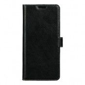 Essentials Läder wallet 3 kort Galaxy S8 -  svart